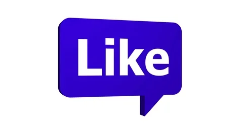 Like Speech Bubble Popping Up Three Angles With Alpha Stock Footage 78626708