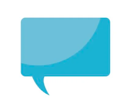 Speech bubble in rectangle shape 스톡 일러스트