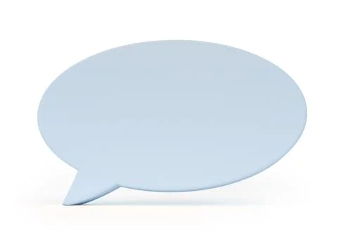 Speech bubble render Stock Illustration
