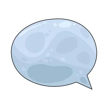 Speech bubble right illustration Stock Illustration