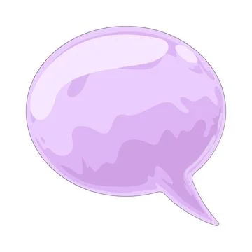 Speech bubble right illustration Stock Illustration