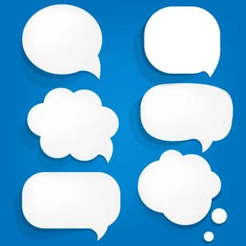 Speech Bubble Set Stock Illustration