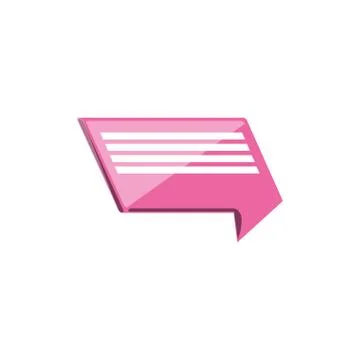 Speech bubble in shape rectangle Stock Illustration