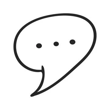 Speech Bubble Sign Stock Illustration