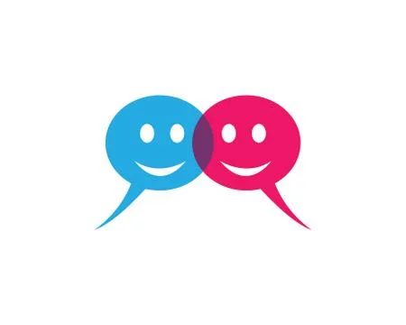 Speech bubble symbol illustration Stock Illustration