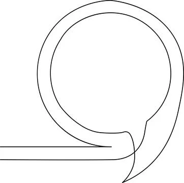 Speech bubble with tail Vector Stock Illustration