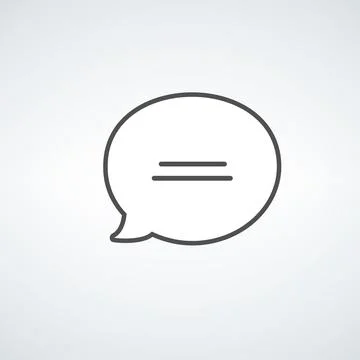 Speech bubble. talk communication speech bubbles. Dialog elements. Conversati Stock Illustration