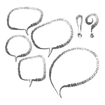 Speech bubble template design Stock Illustration