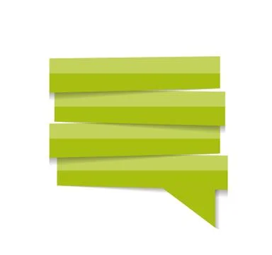 Speech Bubble Template Vector Illustration Stock Illustration