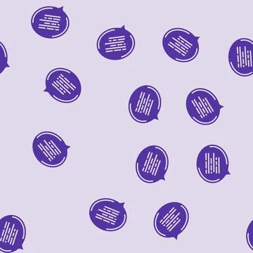 Speech bubble testimonial glyph seamless pattern 스톡 일러스트