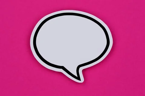 Speech bubble with text free space Copyspace communication concept talk in Stock Photos