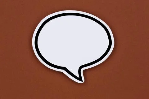 Speech bubble with text free space Copyspace communication concept talk in Stock Photos