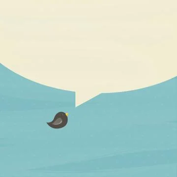 Speech Bubble for Text Stock Illustration