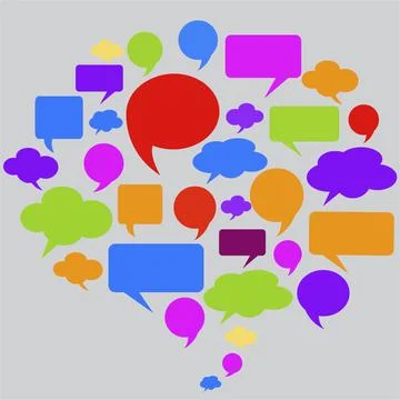 Speech bubble text Illustrazione stock