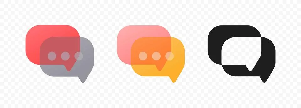 Speech bubble vector design. Message symbol graphic design イラスト素材