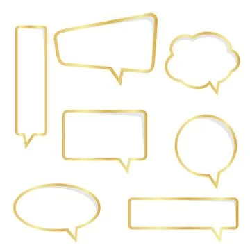 Speech Bubble, Vector Stock Illustration