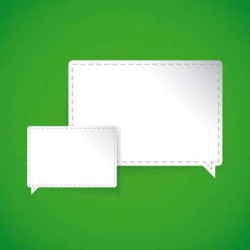 Speech bubble vector Stock Illustration