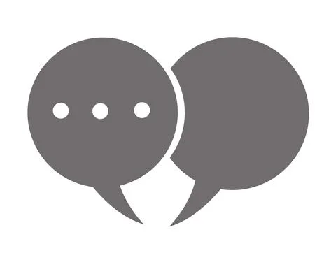 Speech bubble vector illustration Stock Illustration