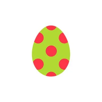 Speech bubble vector, Isolated Easter flat style icon Stock Illustration