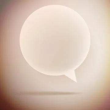 Speech bubble on vintage background. EPS10 Illustrazione stock