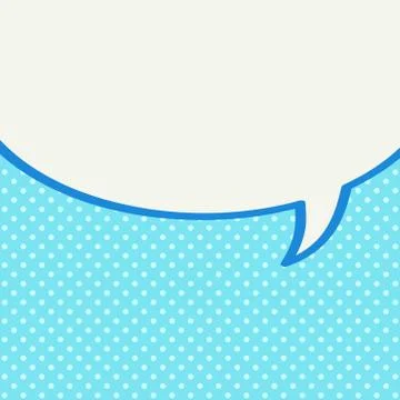 Speech Bubble in Vintage Style Stock Illustration