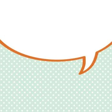 Speech Bubble in Vintage Style Stock Illustration