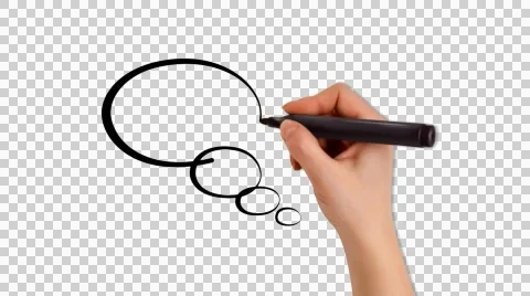 Speech bubbles. Alpha channel Stock Footage 44117044