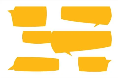 Speech bubbles and background for text. Stock Illustration