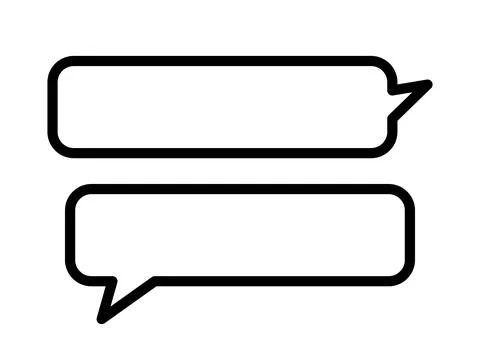 Speech bubbles and background for text. Stock Illustration