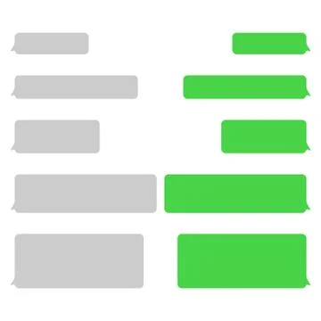 Speech bubbles chat イラスト素材