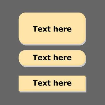 Speech bubbles for chat with sample text color words. 스톡 일러스트