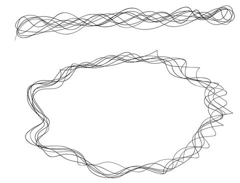 Speech bubbles doodles. hand drawing. vector illustration. haddrawn frames for イラスト素材