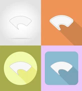 Speech bubbles flat icons vector illustration Stock Illustration