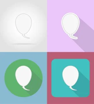 Speech bubbles flat icons vector illustration Illustrazione stock
