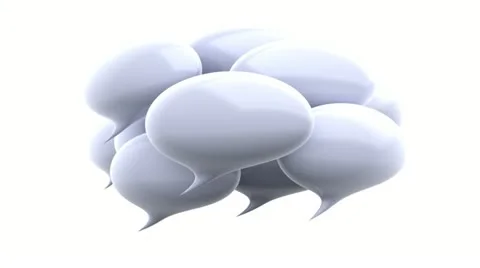 Speech bubbles Stock Footage 20476971