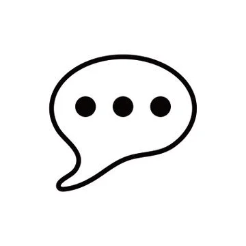 Speech Bubbles Icon. Chat pictogram icon stock vector illustration flat design Stock Illustration