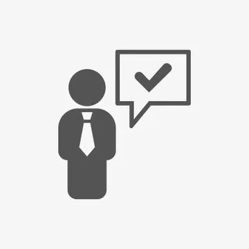 Speech Bubbles Icon. Chat pictogram icon stock vector illustration イラスト素材
