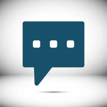 Speech Bubbles Icon. Chat pictogram icon stock vector illustration イラスト素材