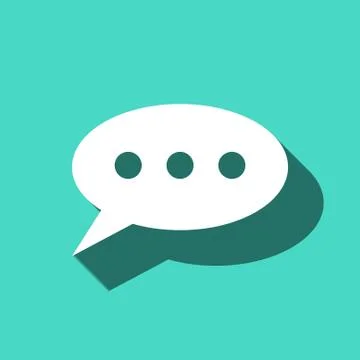 Speech Bubbles Icon. Chat pictogram icon stock vector illustration Stock Illustration