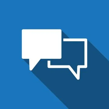 Speech Bubbles Icon. Chat pictogram icon stock vector illustration Stockillustratie