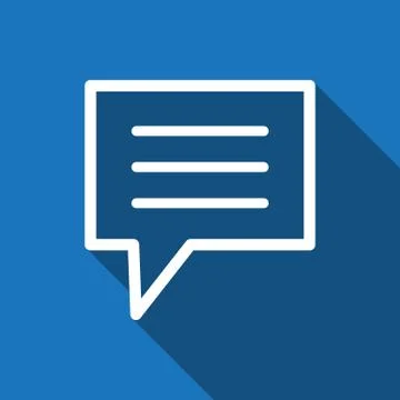 Speech Bubbles Icon. Chat pictogram icon stock vector illustration Stock Illustration