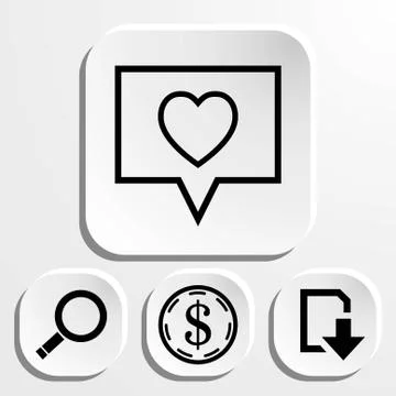 Speech Bubbles Icon. Chat pictogram icon stock vector illustration イラスト素材
