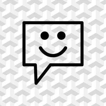Speech Bubbles Icon. Chat pictogram icon stock vector illustration Stock Illustration