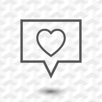 Speech Bubbles Icon. Chat pictogram icon stock vector illustration Stock Illustration