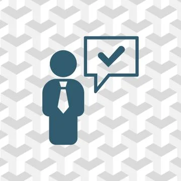 Speech Bubbles Icon. Chat pictogram icon stock vector illustration Stock Illustration