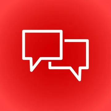 Speech Bubbles Icon. Chat pictogram icon stock vector illustration イラスト素材