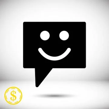 Speech Bubbles Icon. Chat pictogram icon stock vector illustration Stockillustratie