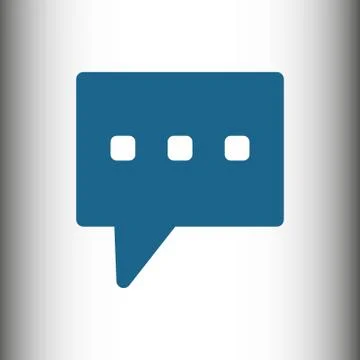 Speech Bubbles Icon. Chat pictogram icon stock vector illustration Stock Illustration