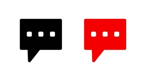 Speech Bubbles Icon. Chat pictogram icon stock vector illustration 스톡 일러스트