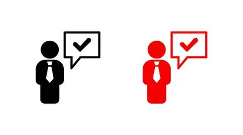 Speech Bubbles Icon. Chat pictogram icon stock vector illustration Stock Illustration